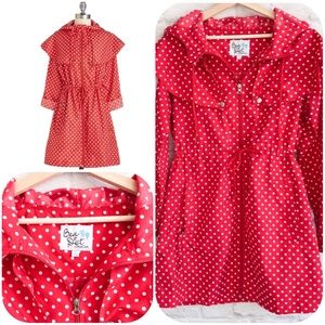 ModCloth polka dot light weight jacket